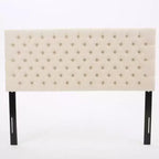Contemporary Tufted Adjustable Upholstered Queen Headboard