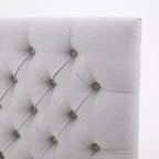 Contemporary Tufted Adjustable Upholstered Queen Headboard