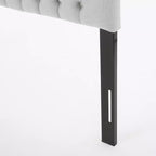 Contemporary Tufted Adjustable Upholstered Queen Headboard
