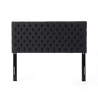 Contemporary Tufted Adjustable Upholstered Queen Headboard
