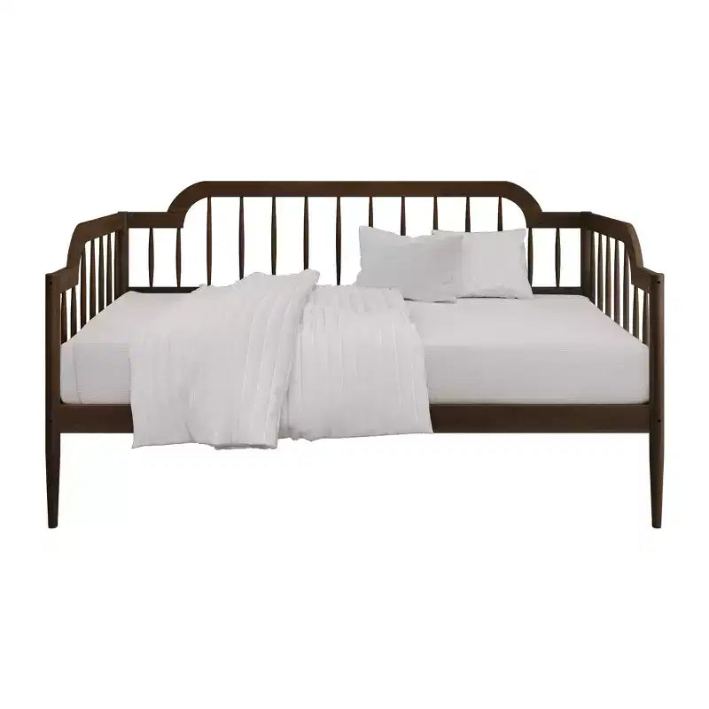 Solid Wood Daybed Frame, Twin Size, for Bedroom or Living Room