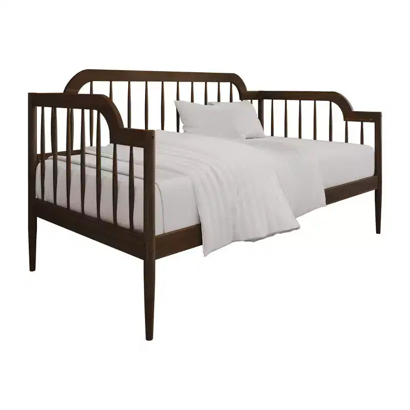 Solid Wood Daybed Frame, Twin Size, for Bedroom or Living Room