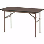 Economy Folding Table, 48" x 24", Mahogany
