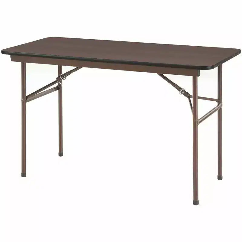 Economy Folding Table, 48" x 24", Mahogany