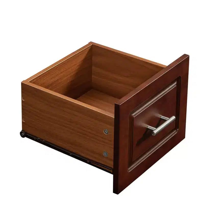 54" Drop Leaf Kitchen Island Cart with 3 Drawers, Locking Casters & Storage Shelves, Brown
