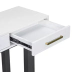 57" Modern Console Table with 3 Storage Drawers for Entryway, Hallway & Living Room