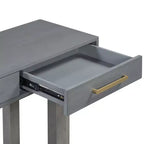 57" Modern Console Table with 3 Storage Drawers for Entryway, Hallway & Living Room