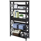 5-Tier Bookcase with Drawer for Living Room or Home Office