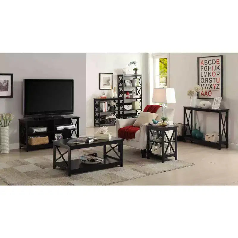 5-Tier Bookcase with Drawer for Living Room or Home Office