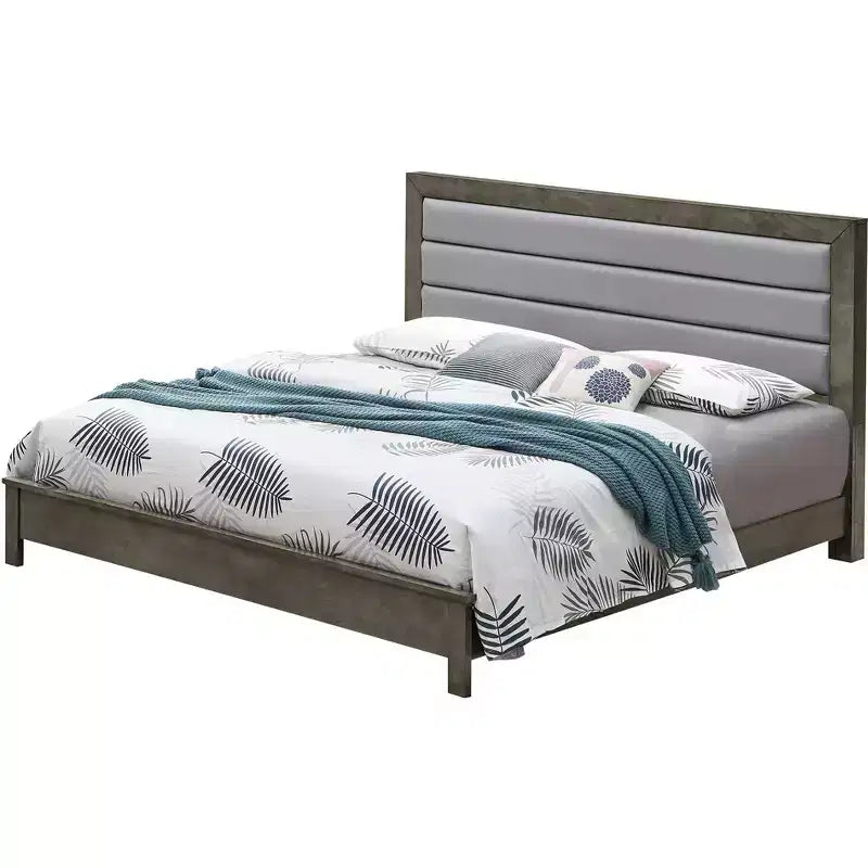 Upholstered Full Panel Bed